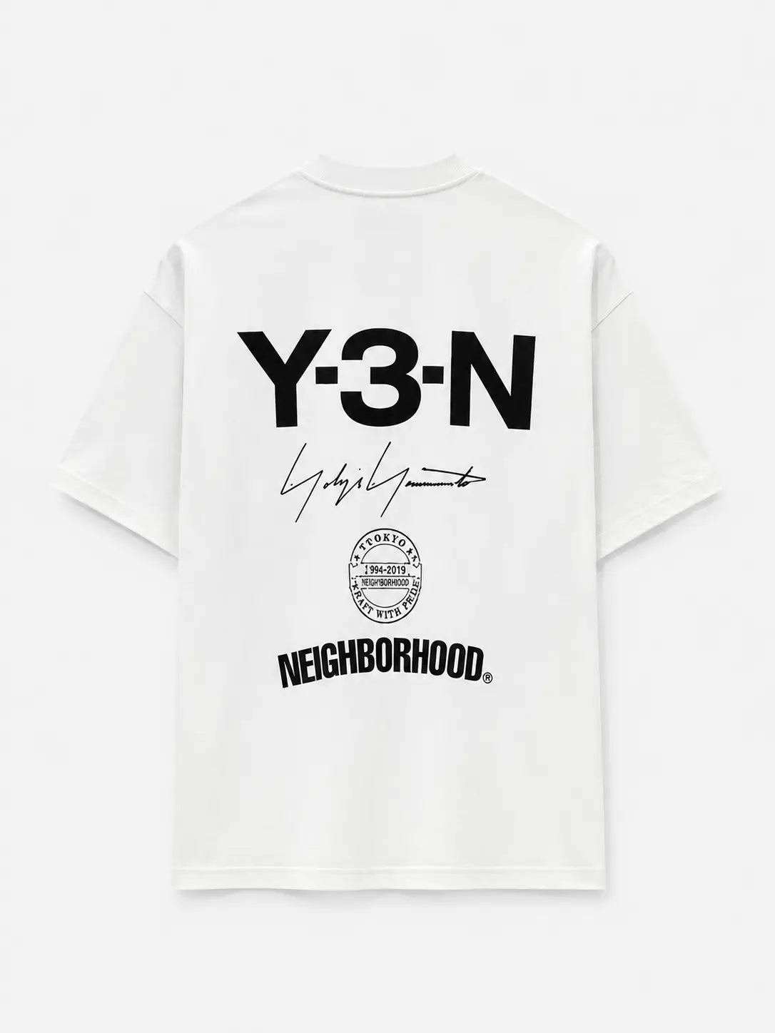 Y-3 x Neighborhood Oversized White T-Shirt – Premium Streetwear Graphic Tee