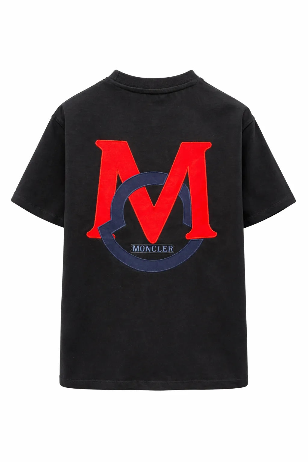 Moncler Embroidered Logo T-Shirt - Black
