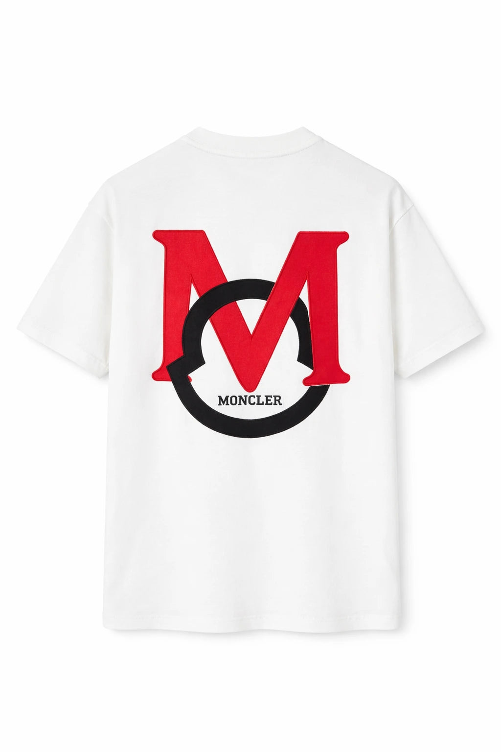 Moncler Embroidered Logo T-Shirt - Optical White