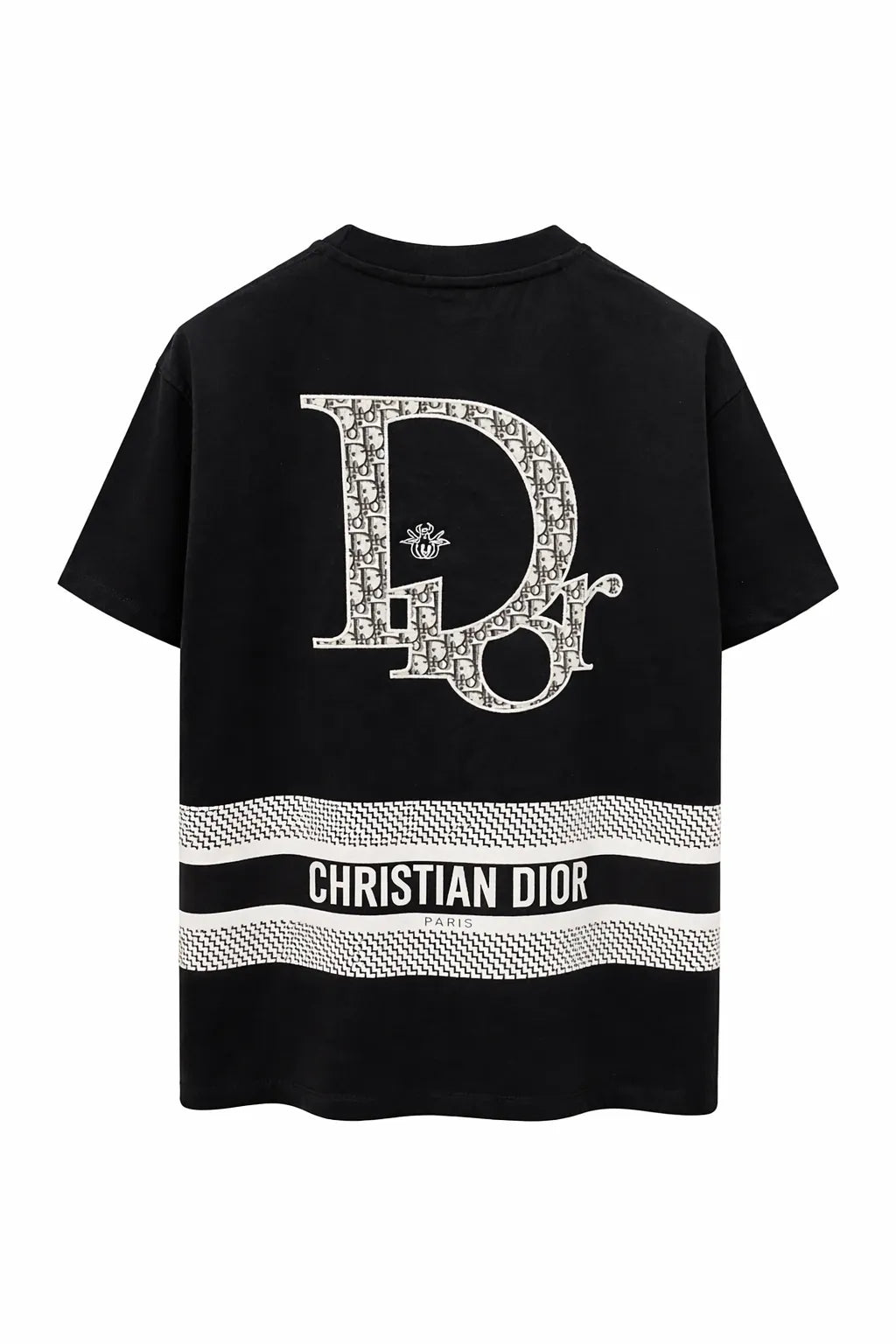 Dior Oblique Oversized T-Shirt - Black & White Signature