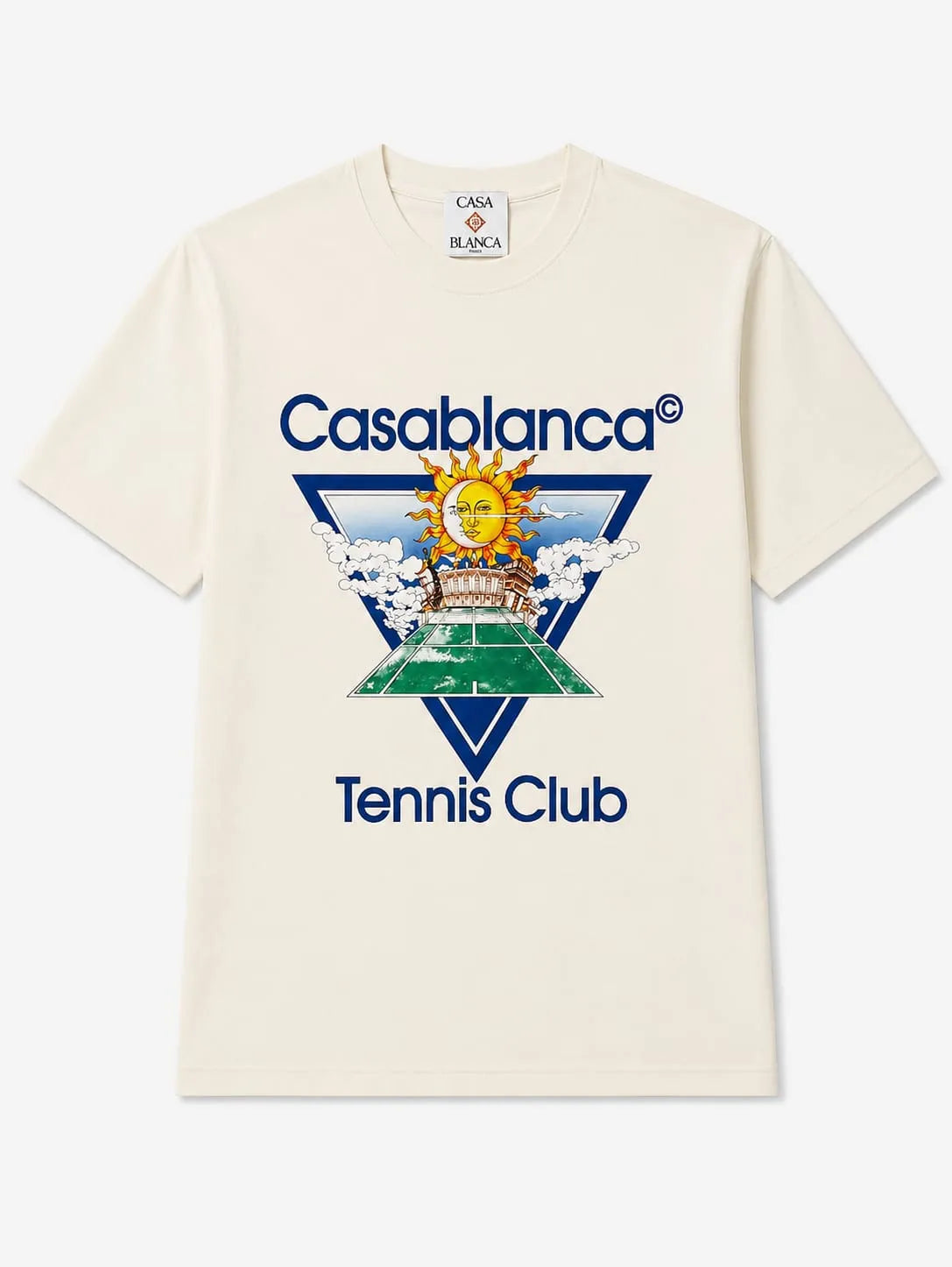 Casablanca Tennis Club Printed Graphic T-Shirt