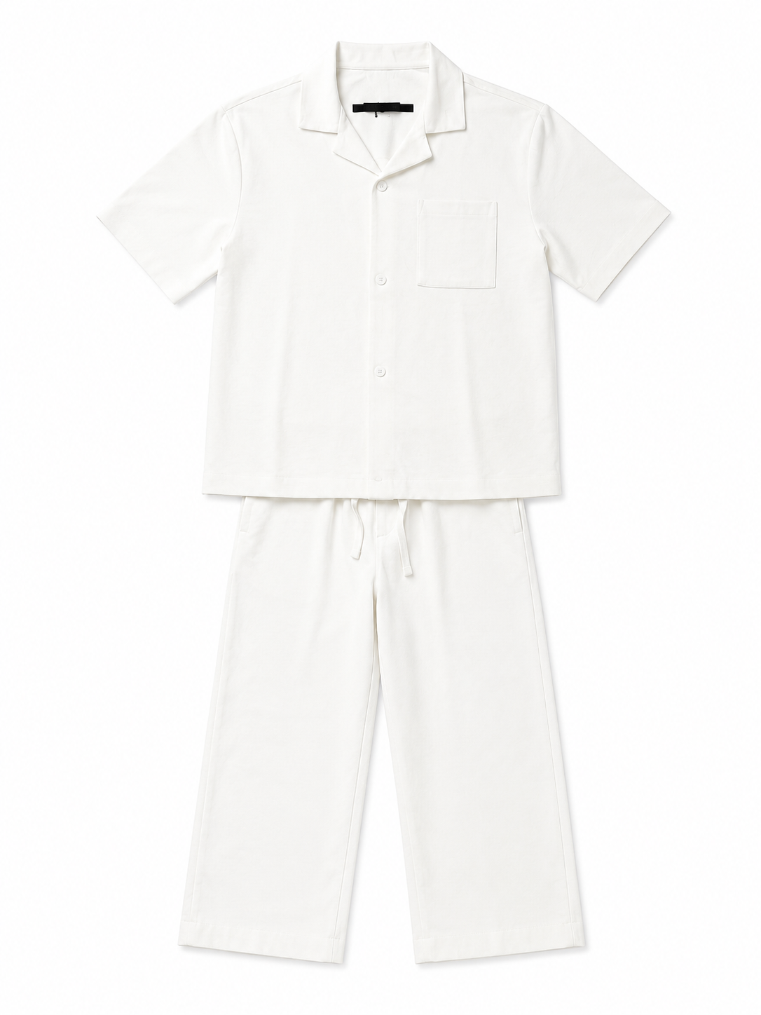 Zara Summer Resort Camp Collar Matching Set – Black&White