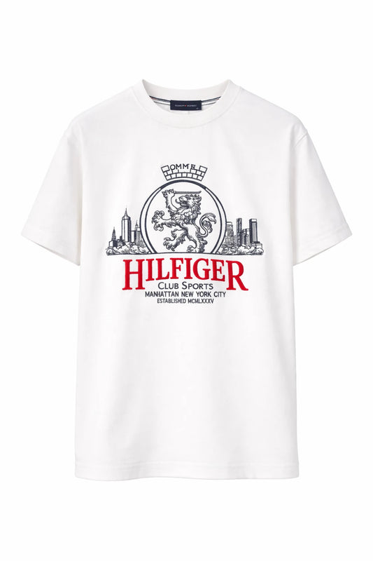 Tommy Hilfiger Club Sports Manhattan Graphic T-Shirt - White