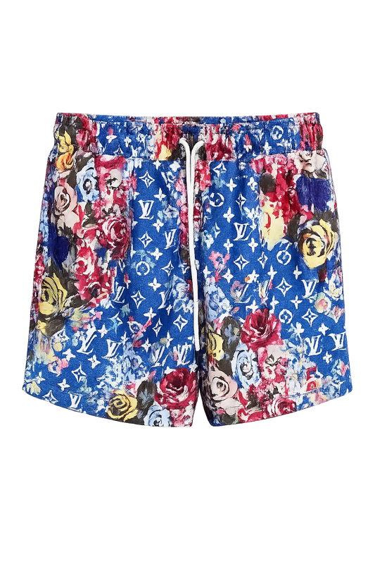 Louis Vuitton Monogram Floral Swim Shorts – Blue Multi