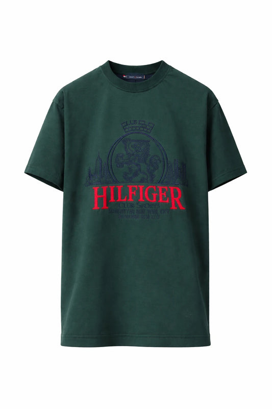 Tommy Hilfiger Club Sports Manhattan Graphic T-Shirt - Forest Green