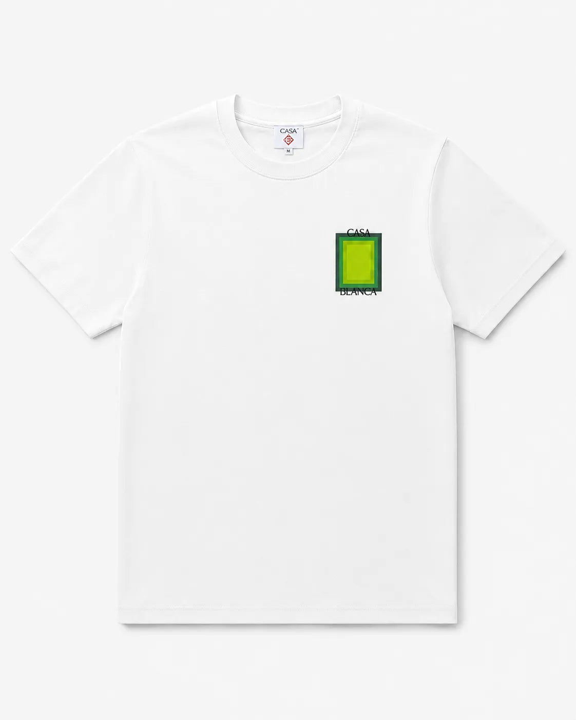 Casablanca Gradient Logo T-Shirt – Premium Cotton Crew Neck Tee | Black & White