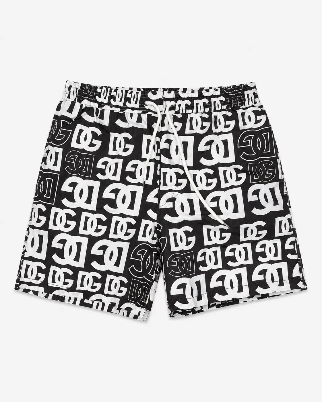 Dolce & Gabbana Logo Monogram Swim Shorts