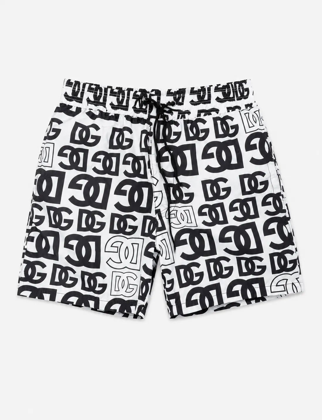 Dolce & Gabbana Logo Monogram Swim Shorts