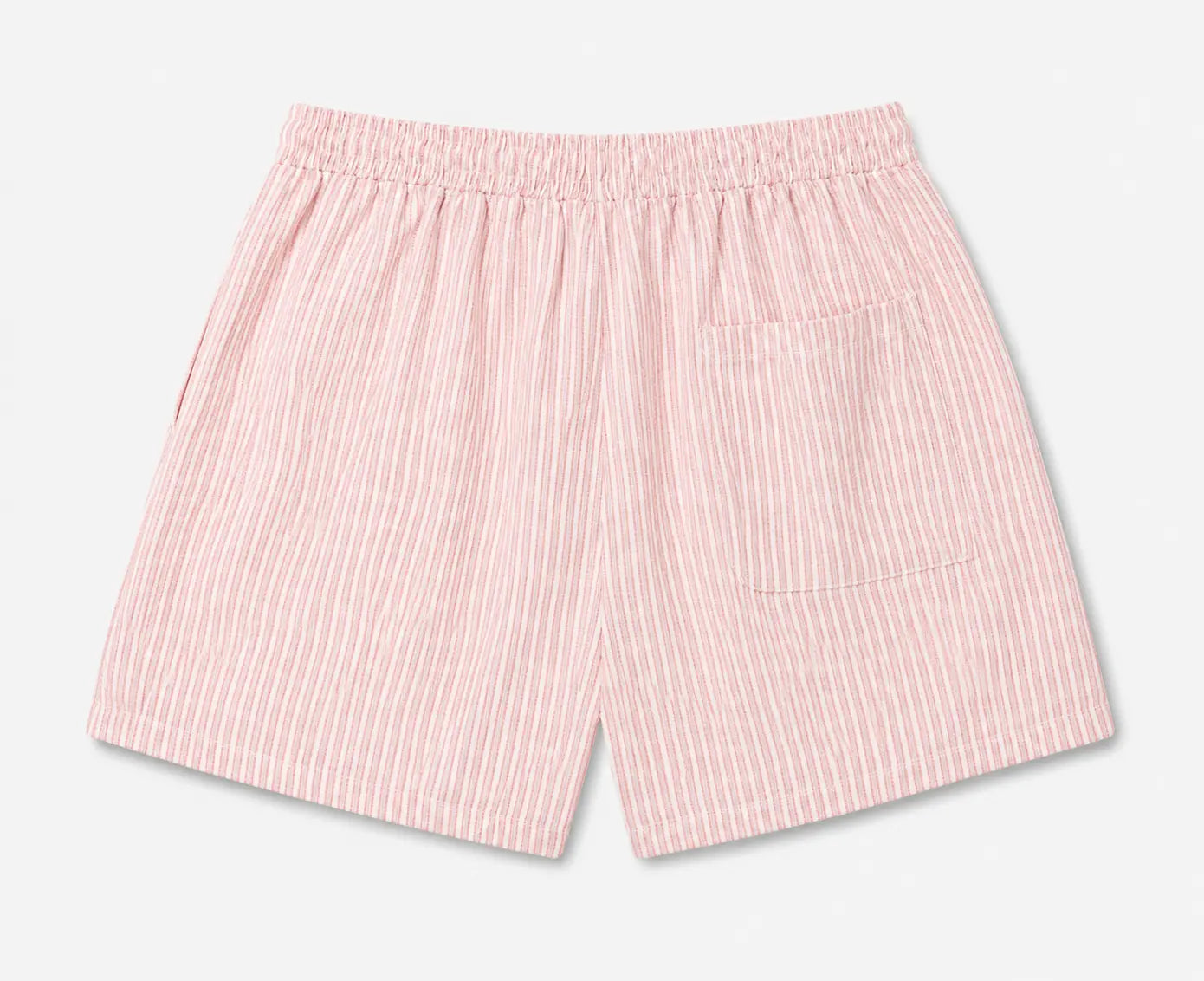 BOSS Men’s Blue & White Seersucker Stripe Swim Shorts