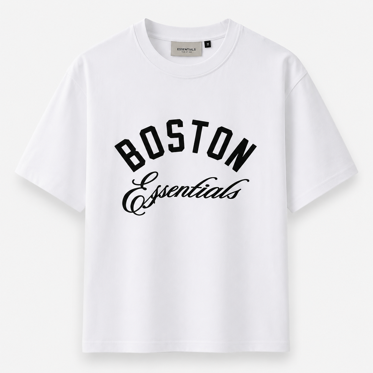 Boston Essentials Oversized White T-Shirt