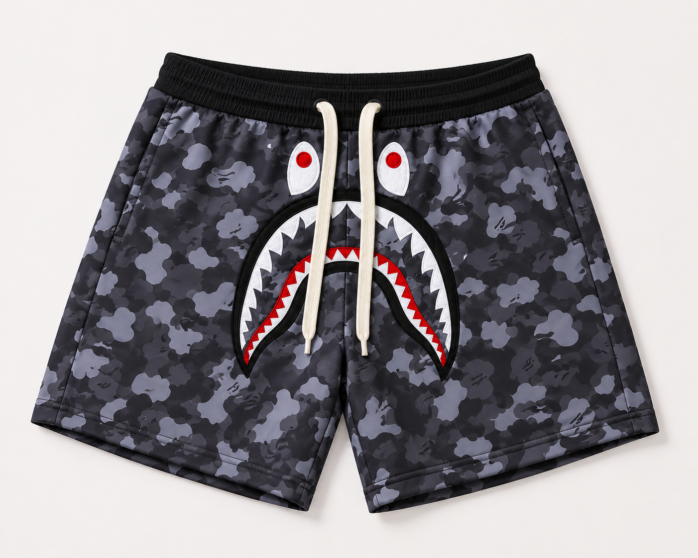 BAPE Shark Camo Shorts