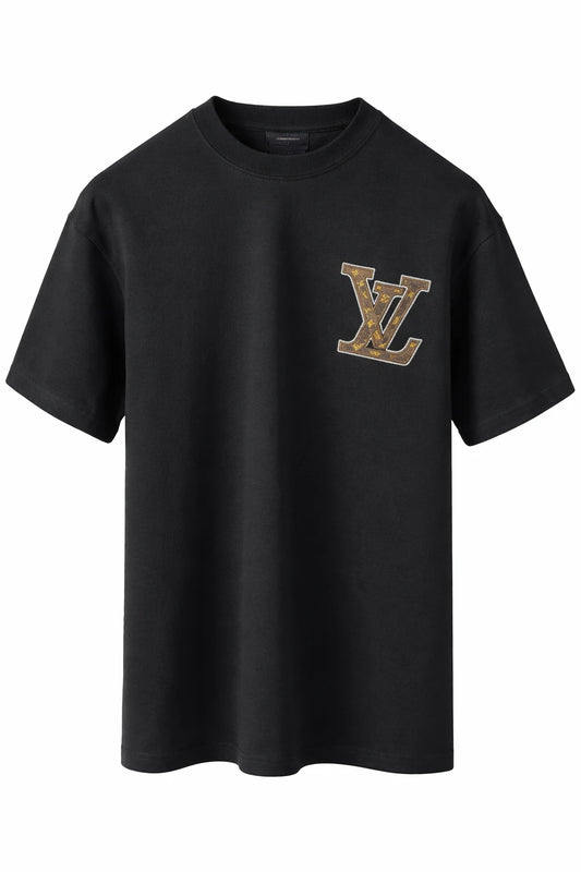 Louis Vuitton Monogram Flower Graphic T-Shirt - Washed Black Luxury Edition