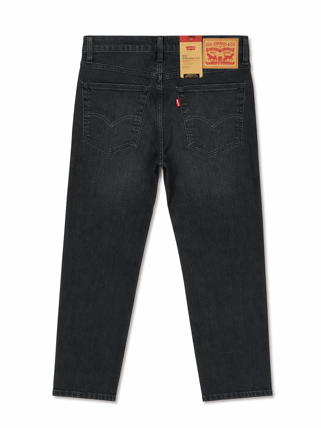 Livi's Premium Straight-Leg Denim Jeans - Vintage Black