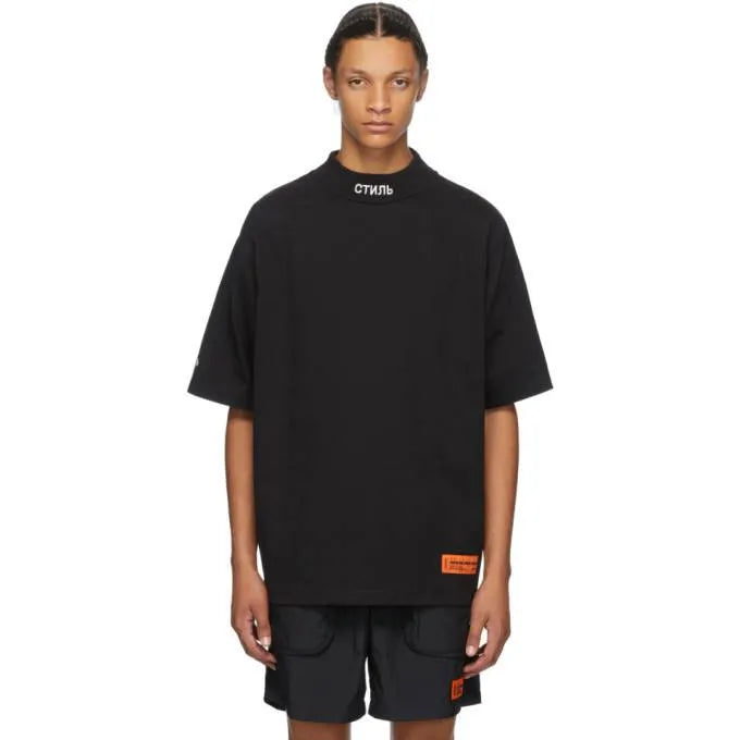 Heron Preston Mock Neck Oversized T-Shirt