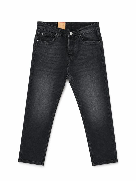 Livi's Premium Straight-Leg Denim Jeans - Vintage Black