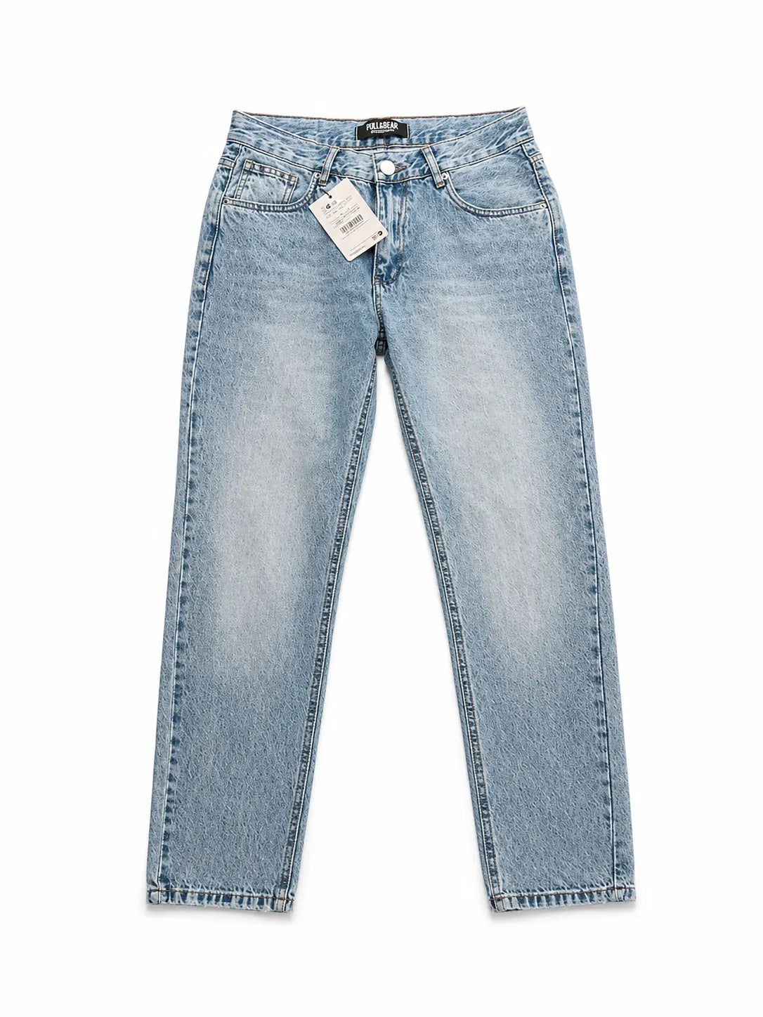 Pull&Bear Relaxed Wide-Leg Jeans - Light Acid Wash