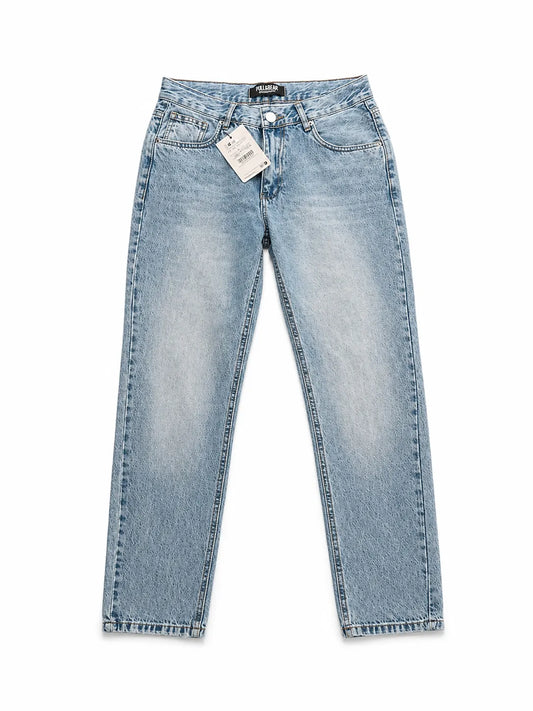 Pull&Bear Relaxed Wide-Leg Jeans - Light Acid Wash