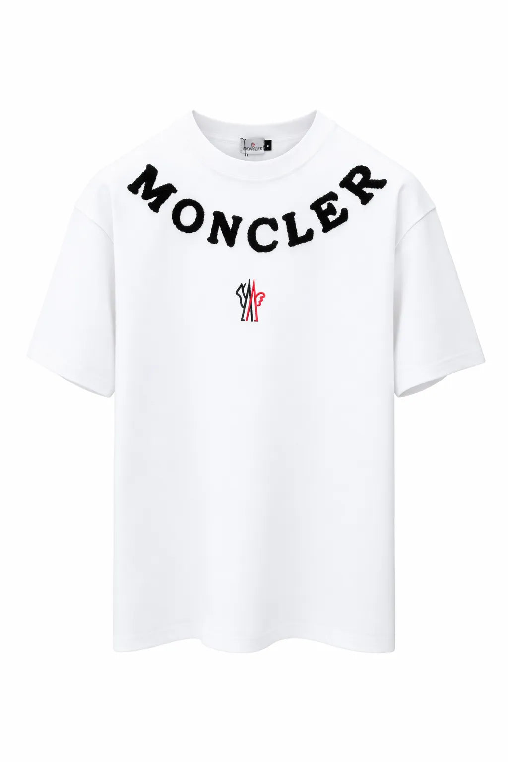 تي شيرت Moncler بشعار مزدوج