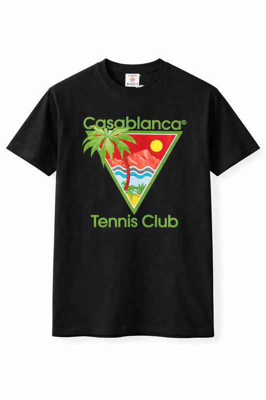 Casablanca Tennis Club Graphic T-Shirt - Slim fit