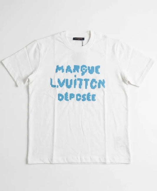 Louis Vuitton "Marque Déposée" Textured Graphic T-Shirt