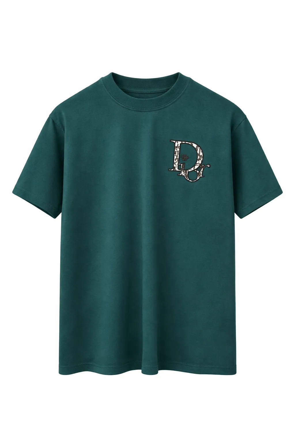 Dior Oblique Oversized T-Shirt - Olive Green & White Signature