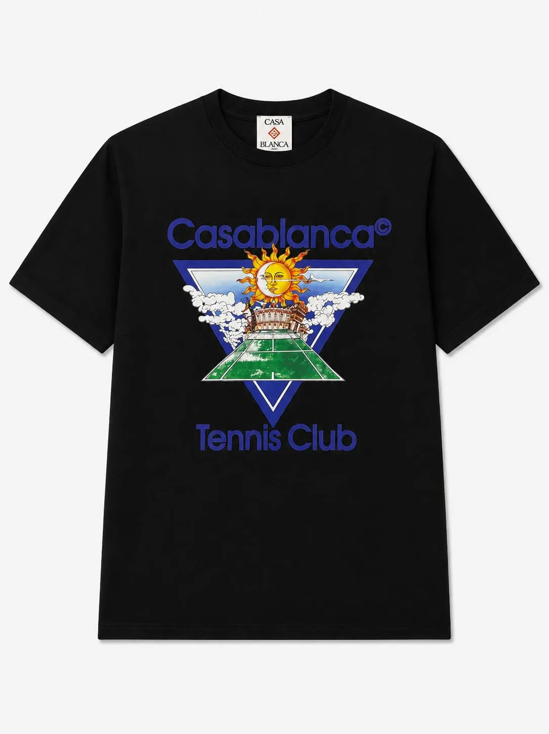 Casablanca Tennis Club Printed Graphic T-Shirt