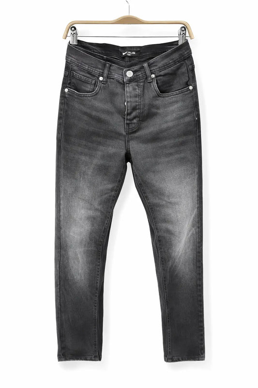 Balmain Dark Grey Slim Fit Denim Jeans