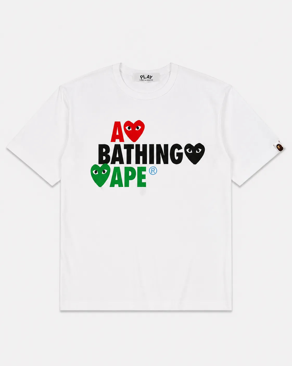 A Bathing Ape x Comme des Garçons PLAY Graphic T-Shirt
