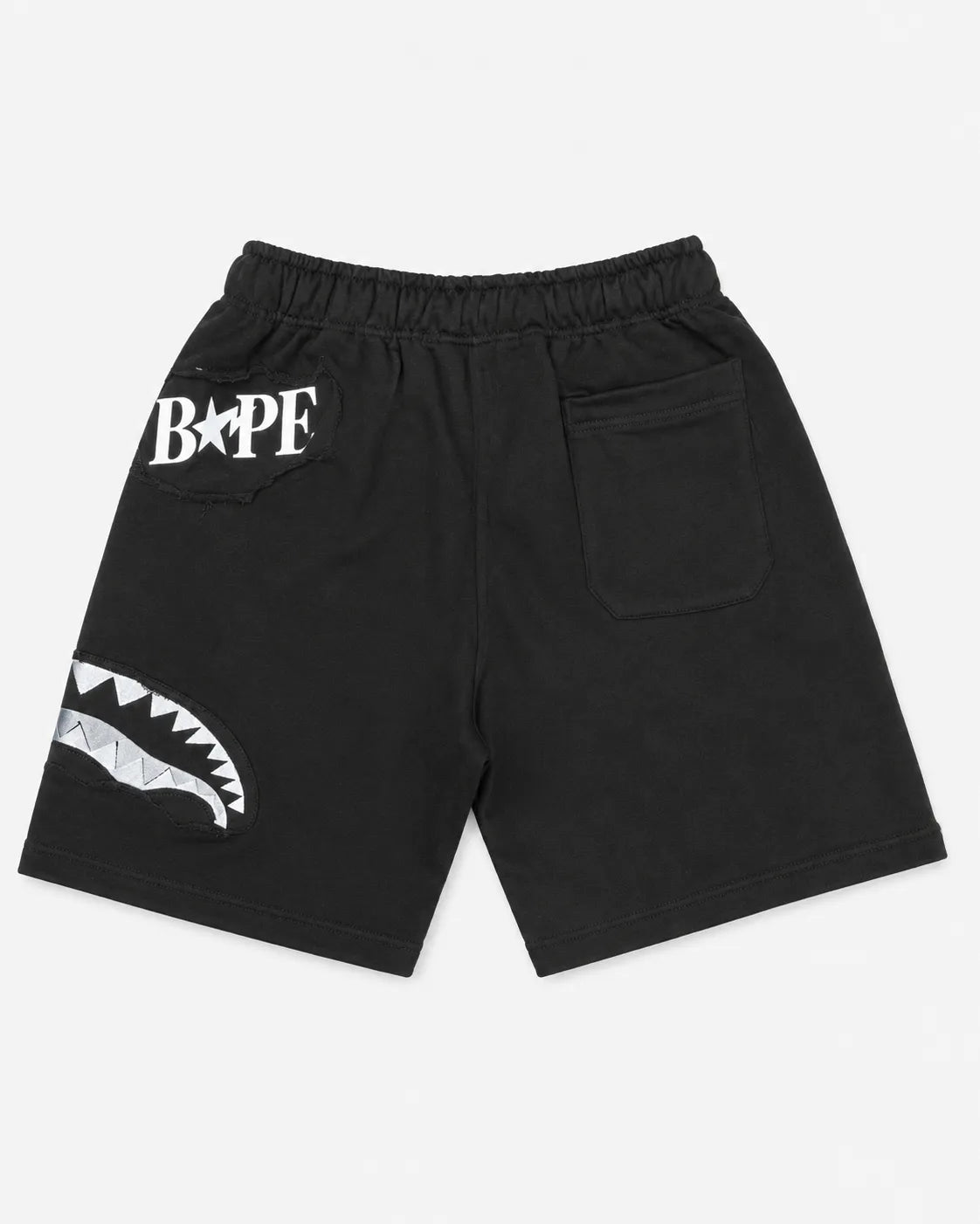 Shark Print Casual Sweat Shorts