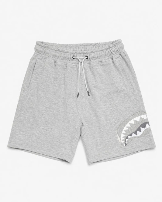 Shark Print Casual Sweat Shorts
